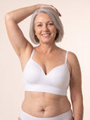 Snug Wireless Shaping Bra — White